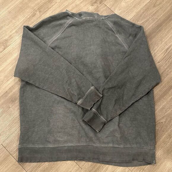 Harley-Davidson Y2K Baggy Relaxed Fit Gray Loose Fit Oversized Sweatshirt Hoodie - Picture 2 of 7